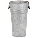 Old Zinc Flower Pot w/ Handles - Large