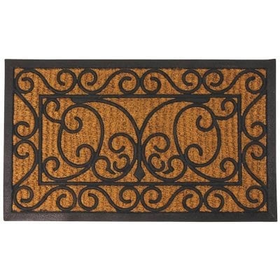 Rubber Doormat w/ Cocos - Rectangular