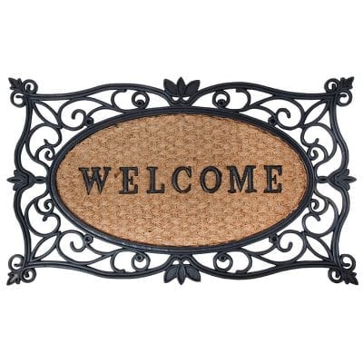 Welcome Doormat - Rubber and Coir
