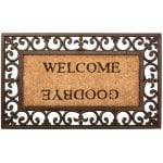 Welcome/Goodbye Doormat - Rectangular