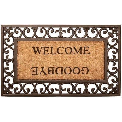 Welcome/Goodbye Doormat - Rectangular