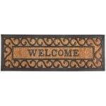 Long Welcome Rubber and Coir Doormat