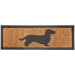 Long Dog Rubber and Coir Doormat