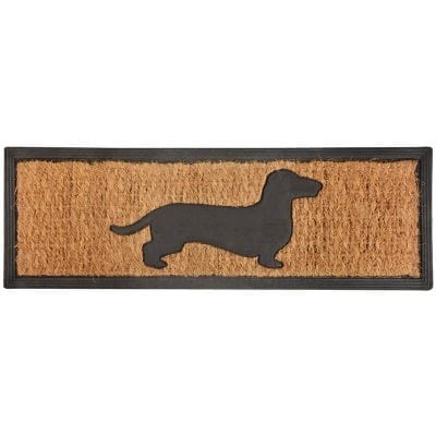Long Dog Rubber and Coir Doormat