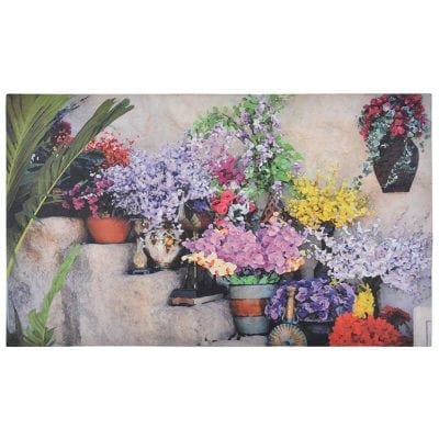 Doormat, Flowers on Stairs