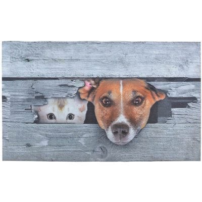 Dog & Cat Peek-A-Boo Doormat