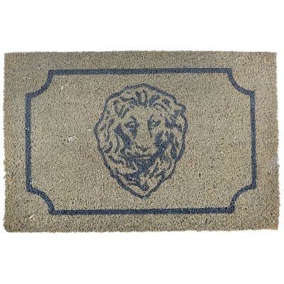 Lion Head Coir Doormat