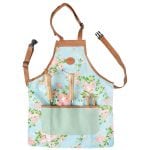 Rose Print/Jute Apron