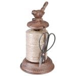 Garden Twine and Scissors - Cast Iron Antique Brown