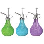 Hobnail Glass Plant Sprayer, Assortment of 3 Colors