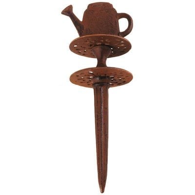 Hose Guide - Watering Can - Cast Iron Antique Brown