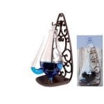 Weather Glass w/ Cast Iron Filigree Holder
