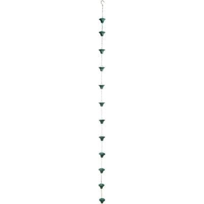 Verdigris Rain Chain, Iron