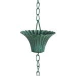 Verdigris Rain Chain, Iron - Image 3
