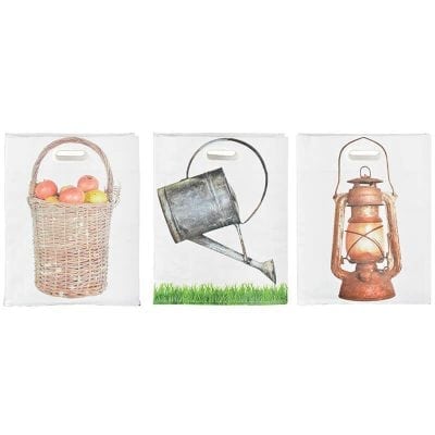 Garden Item Shopping Bag, 3 Asst. Styles