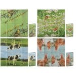 Tissues Nature Print, Assortment of 4 Designs