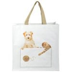 Puppy/Kitten Peek-a-Boo Shopping Bag, 2 Asst. Styles - Image 4