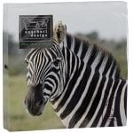 Pack of 20 Zebra Napkins