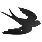 Bird Wall Decoration, Cast Iron, Antique Brown, 2 Asst. Styles - Image 2