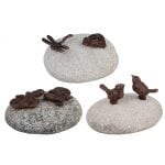 Two Animals on a Rock, Cast Iron, Antique Brown, 3 Asst. Styles