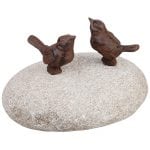 Two Animals on a Rock, Cast Iron, Antique Brown, 3 Asst. Styles - Image 4