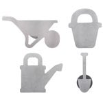 Set of 4 Magnetic Table Cloth Weights, Cast Iron, 3 Asst. Styles - Image 5