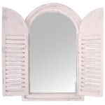 White Window Frame w/ French Doors