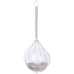 Tealight Whisk Holder, Glass/Metal