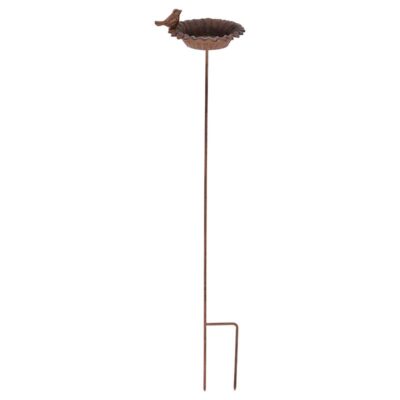 Cast Iron Bird Bath on Stake