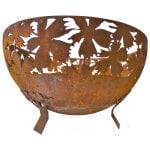 Laser Cut Firebowl Extra Large Leaves