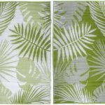 Jungle Leaves Garden Carpet, Reversible