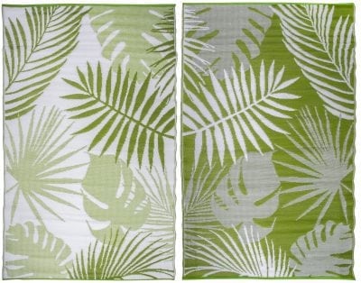 Jungle Leaves Garden Carpet, Reversible
