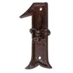 Cast Iron House Number, 1
