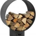 Modern Round Wood Storage, Steel