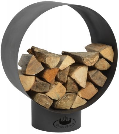 Modern Round Wood Storage, Steel
