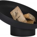 Sloping Fire Bowl, Black