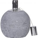 Oil Lamp, Concrete - Small