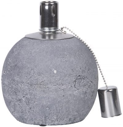 Oil Lamp, Concrete - Small