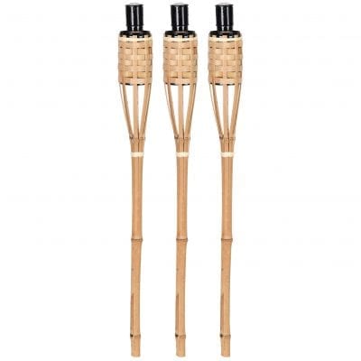 Set of 3 Bamboo Torches