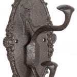 Shoe Hook, Cast Iron, Antique Brown