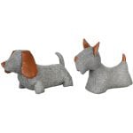 Dog Door Stop, 2 Asst. Styles