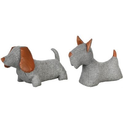 Dog Door Stop, 2 Asst. Styles