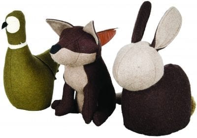 Wildlife Animal Door Stop, 3 Asst. Styles