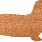Dog Shaped Coir Doormat