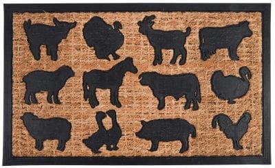 Farm Animal Coir Doormat