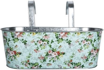 Rose Print Balcony Planter