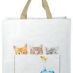 Kitten Peek-a-Boo Shopping Bag, 2 Asst. Styles - Image 4