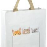 Kitten Peek-a-Boo Shopping Bag, 2 Asst. Styles - Image 7