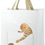 Kitten Peek-a-Boo Shopping Bag, 2 Asst. Styles - Image 3