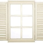 Mirror Window w/Moveable Doors